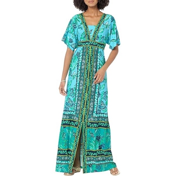 Lilly Pulitzer Dresses & Skirts - Nwt Lilly Pulitzer‎ Ilia Elbow Sleeve Maxi Dress